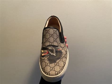 gucci wolf sneakers|Gucci pearl sneakers.